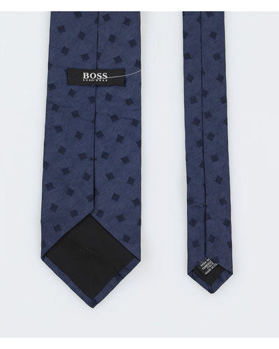 Hugo Boss Blue Navy Silk Tie