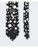 Vintage 1993 Looney Tunes Black Print Silk Tie