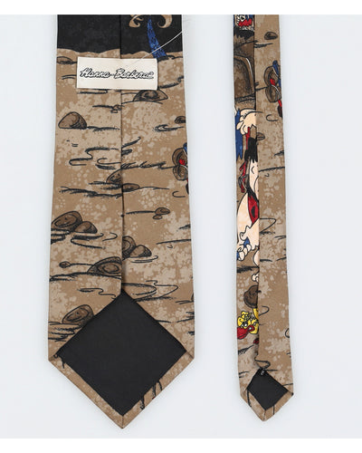 Vintage 80s Hannah Barbera The Flintstones Printed Tie