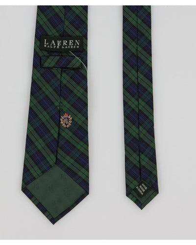 00s Lauren Ralph Lauren Green / Blue Silk Tie