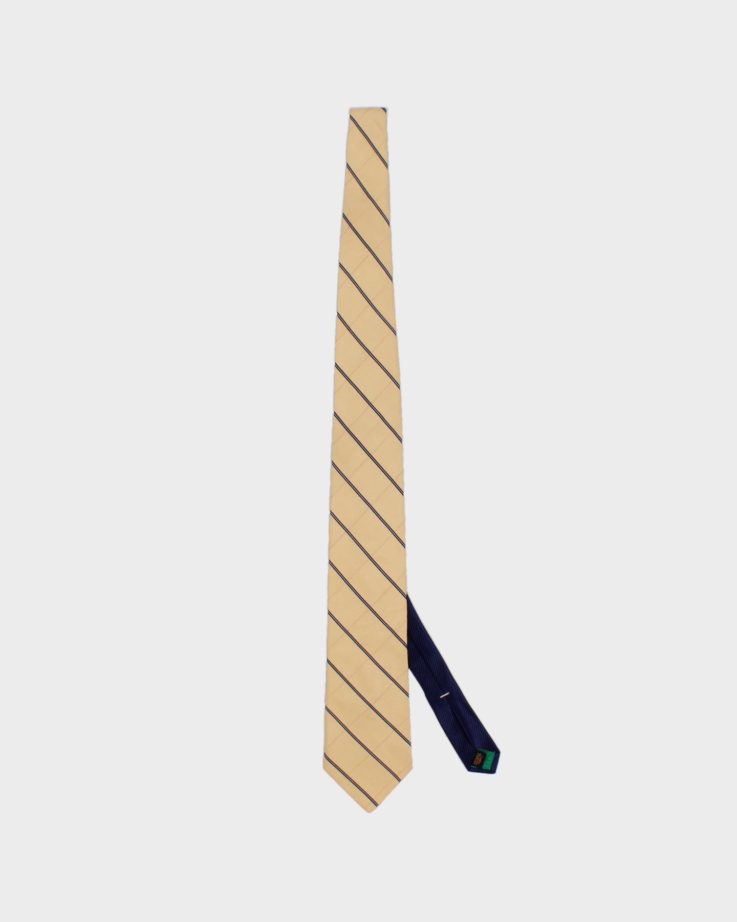 00s Tommy Hilfiger Gold Silk Tie