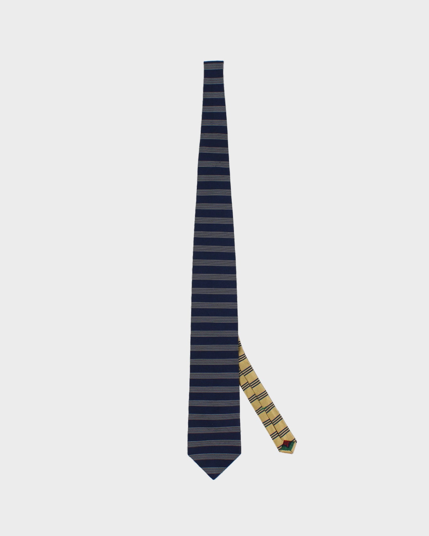 00s Tommy Hilfiger Blue Silk Tie