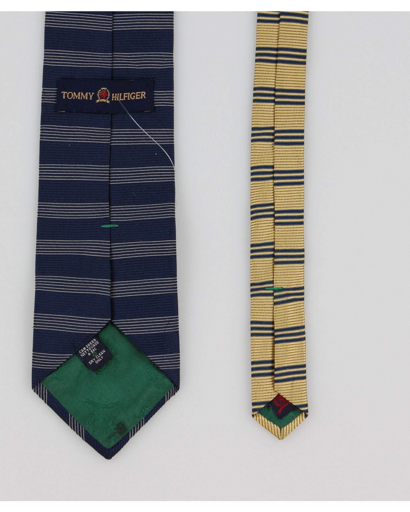 00s Tommy Hilfiger Blue Silk Tie