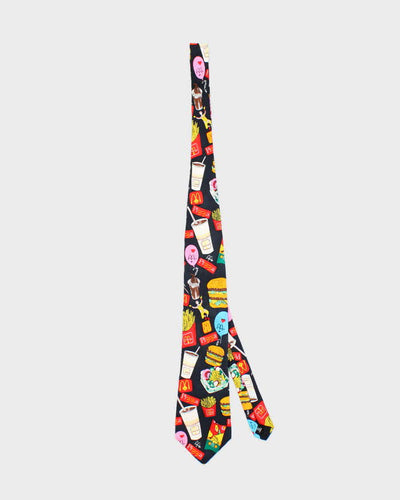 Vintage Mcdonald's All Over Print Graphic Tie