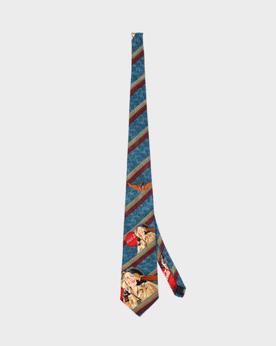 Vintage 90's Coca Cola All Over Print Graphic Tie