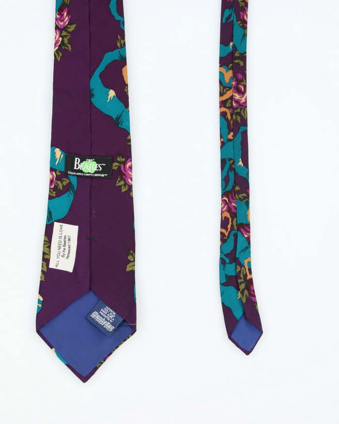 Vintage 90's The Beatles All Over Print Tie