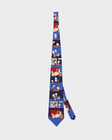 Vintage 80's Peanuts Snoopy All Over Print Graphic Tie