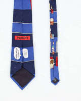 Vintage 80's Peanuts Snoopy All Over Print Graphic Tie