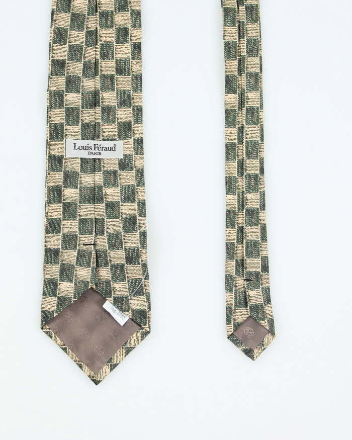 Vintage 90's Louis Feraud Patterned Silk Tie