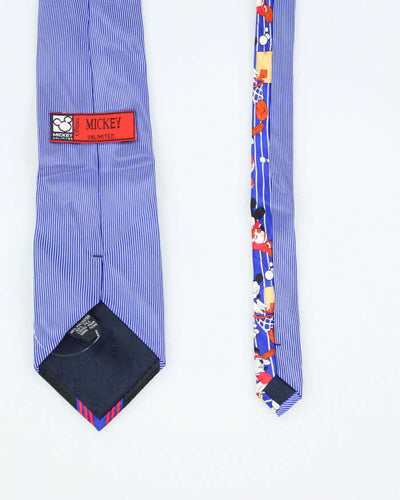 Vintage Mickey Mouse Silk Blend Tie