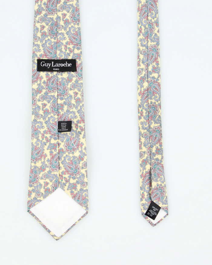 Vintage 90s Guy Laroche Silk Tie