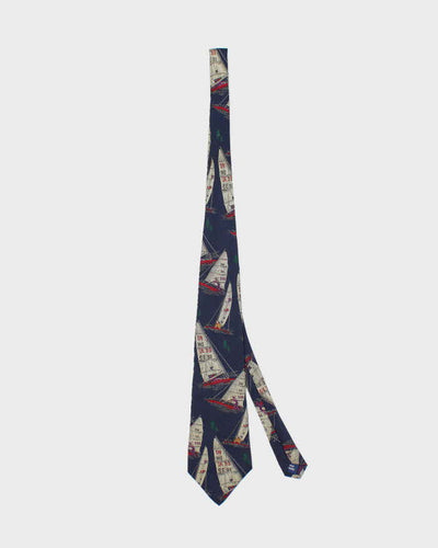 Vintage 90s Nautica Silk Tie