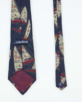Vintage 90s Nautica Silk Tie