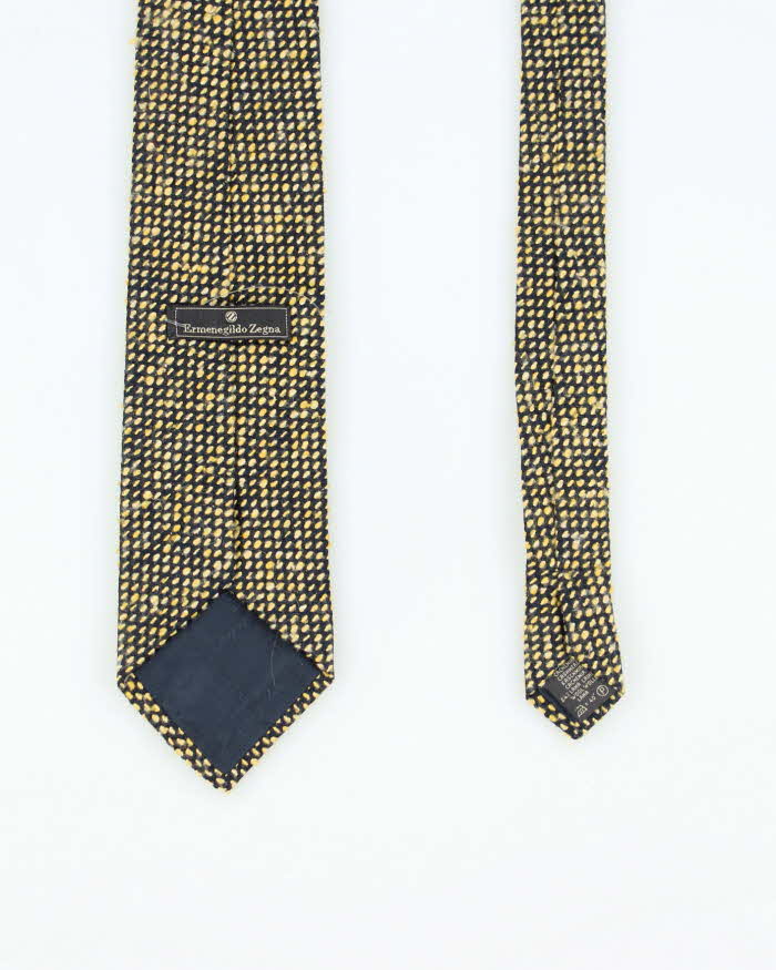 Vintage Ermenegildo Zegna Wool Cashmere &amp; Silk Blend Tie