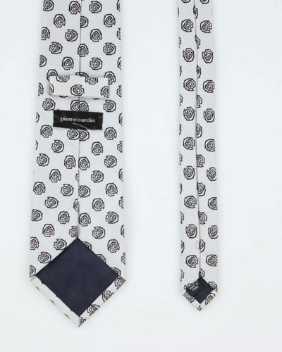 Vintage 2000's Pierre Cardin Rose Patterned Tie