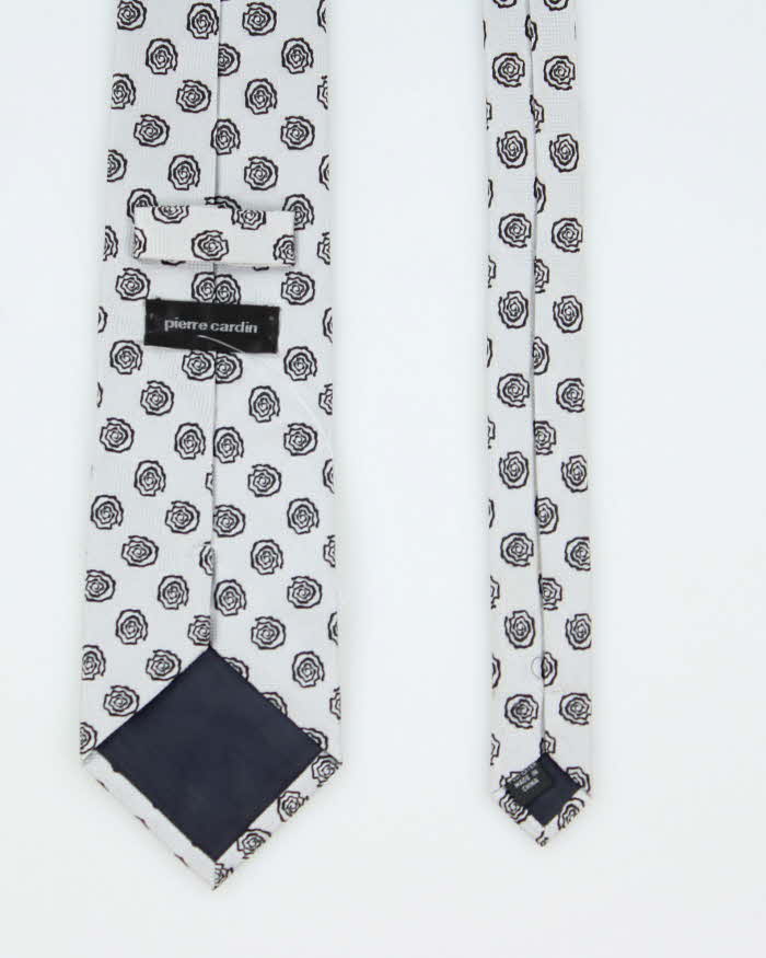 Vintage 2000's Pierre Cardin Rose Patterned Tie