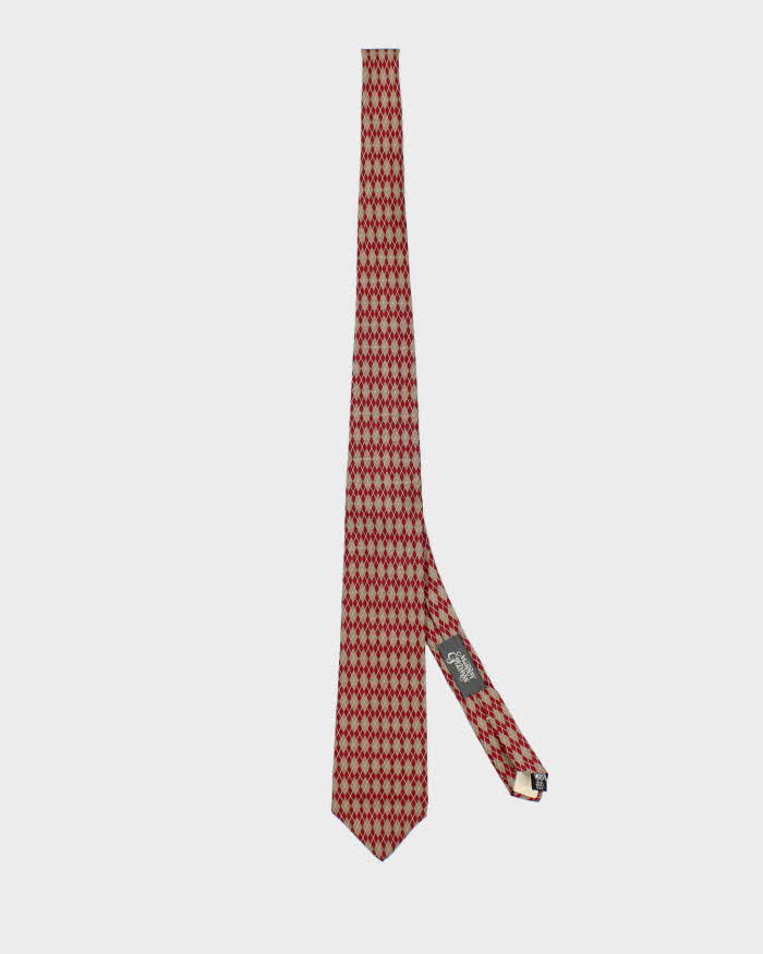 Vintage 90's Ralph Lauren Patterned Silk Tie