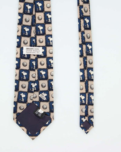 Vintage Snoopy Golf Theme All Over Print Tie