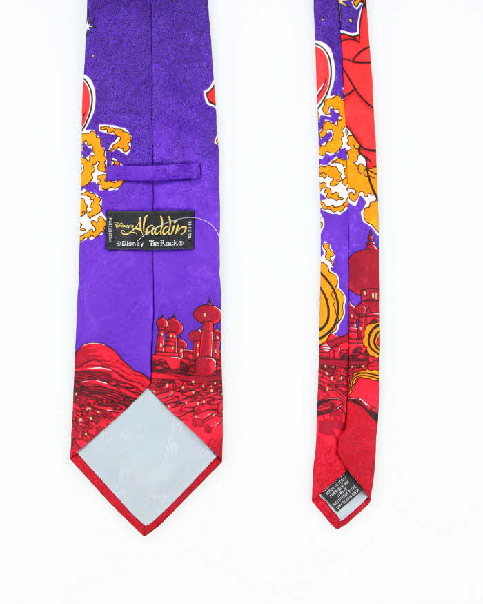Vintage 90's Disney Aladdin All Over Print Tie