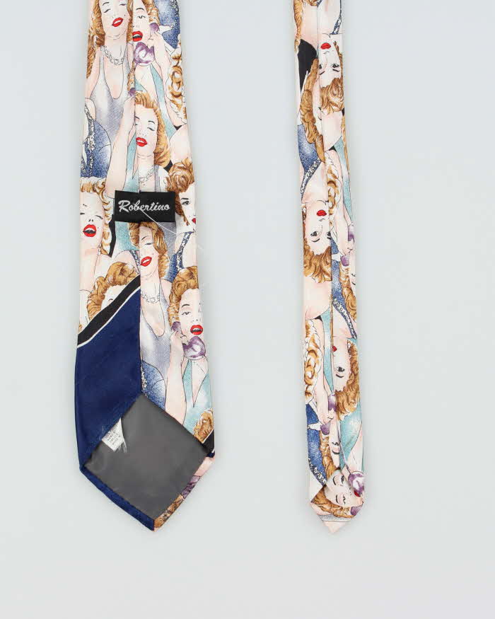 Vintage 90's Marilyn Monroe All Over Print Tie