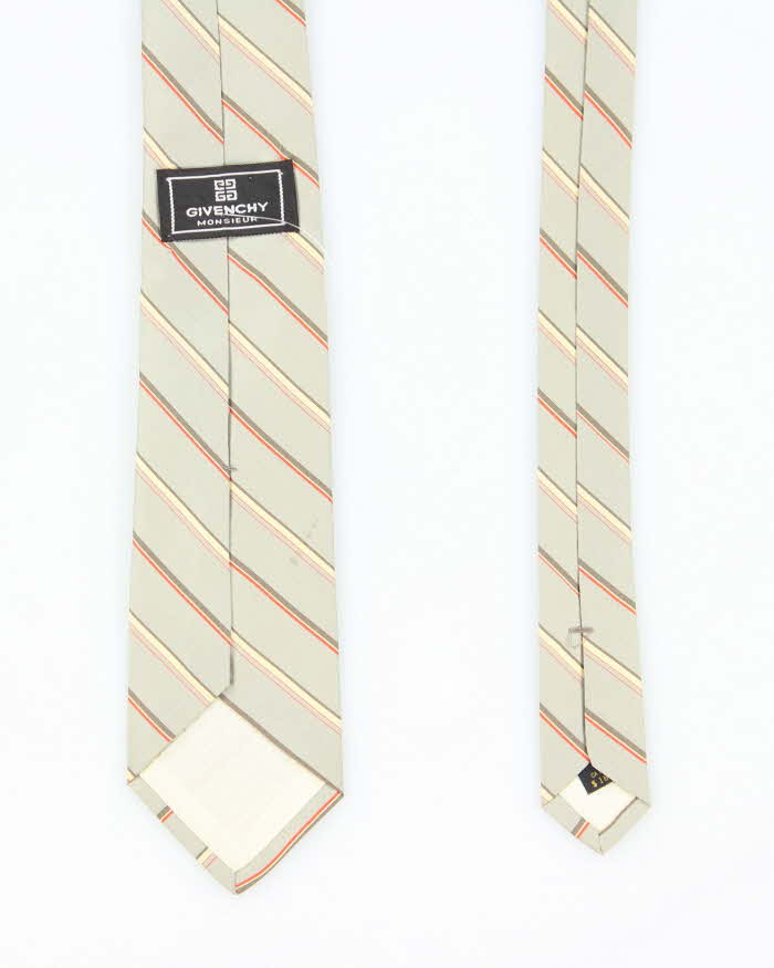 Vintage 90's Givenchy Striped Tie
