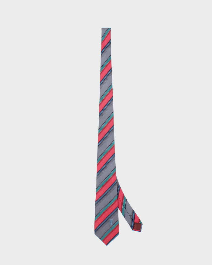 Vintage 90's Yves Saint Laurent Striped Tie