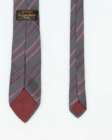 Vintage 80's Yves Saint Laurent Striped Silk Tie