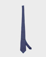 Vintage 80's Hermes All Over Print Silk Tie