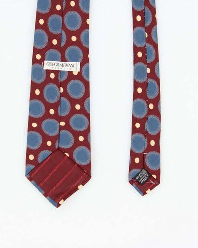 Vintage Giorgio Armani Silk Spotted Cravatte