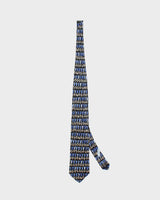 Vintage Ermenegildo Zegna Tulip Patterned Silk Tie