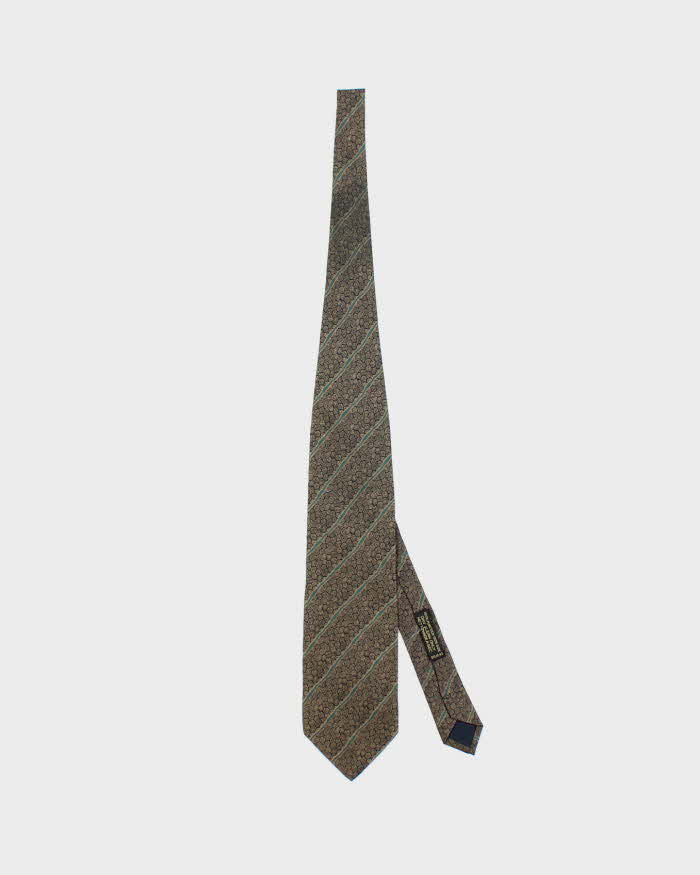 Vintage 90s Giorgio Armani Patterned Silk Cravatte