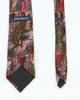 Vintage Yves Saint Laurent Floral Silk Tie
