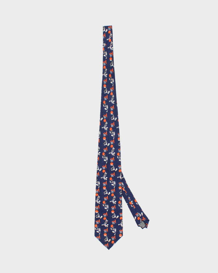 Vintage Space Jam Bugs Bunny Silk Tie