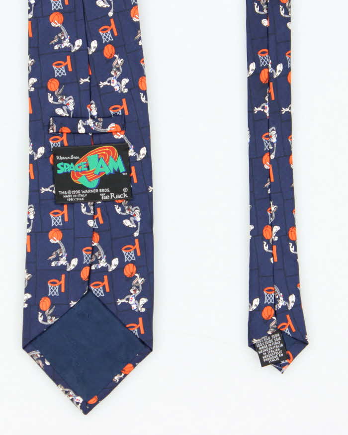 Vintage Space Jam Bugs Bunny Silk Tie
