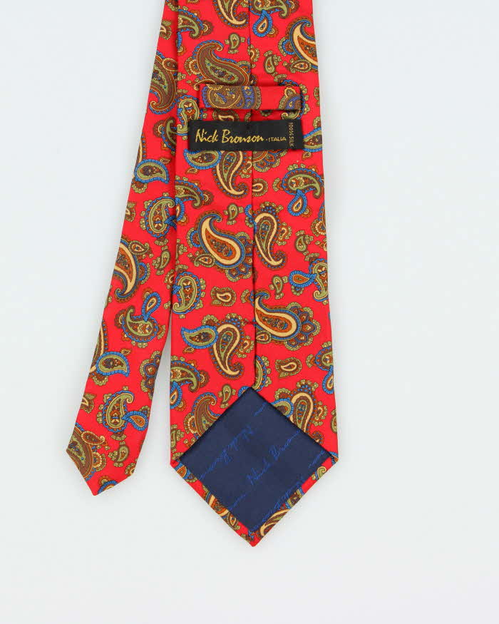 Vintage Nick Bronson Silk Tie