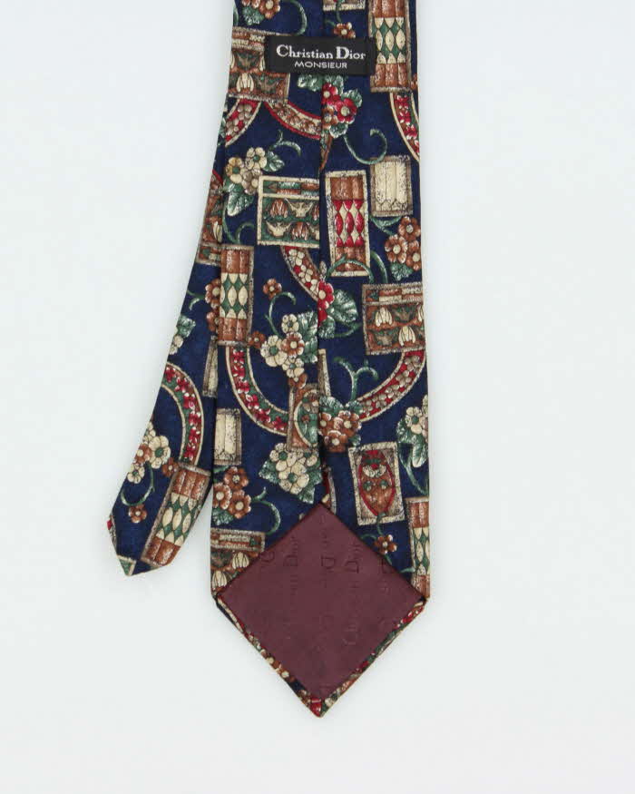Vintage 90s Christian Dior Silk Tie