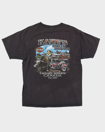 Harley Davidson Skeleton Motorbike T-Shirt - L