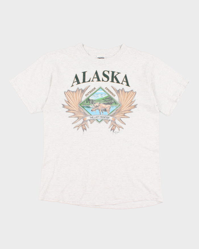 90s Alaska Graphic T-shirt - L