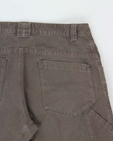 Vintage Y2K 00s Arc'teryx 'Cronin' Khaki Low-Rise Canvas Wide Leg Hiking Trousers - W34 L32