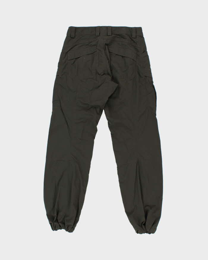 Vintage Y2K 00s Arc'teryx Khaki 'Jasp' Low-Rise Soft Shell Straight Leg Elastic Hiking Trousers - W30 L32