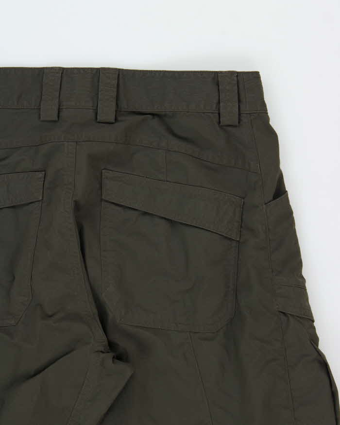 Vintage Y2K 00s Arc'teryx Khaki 'Jasp' Low-Rise Soft Shell Straight Leg Elastic Hiking Trousers - W30 L32