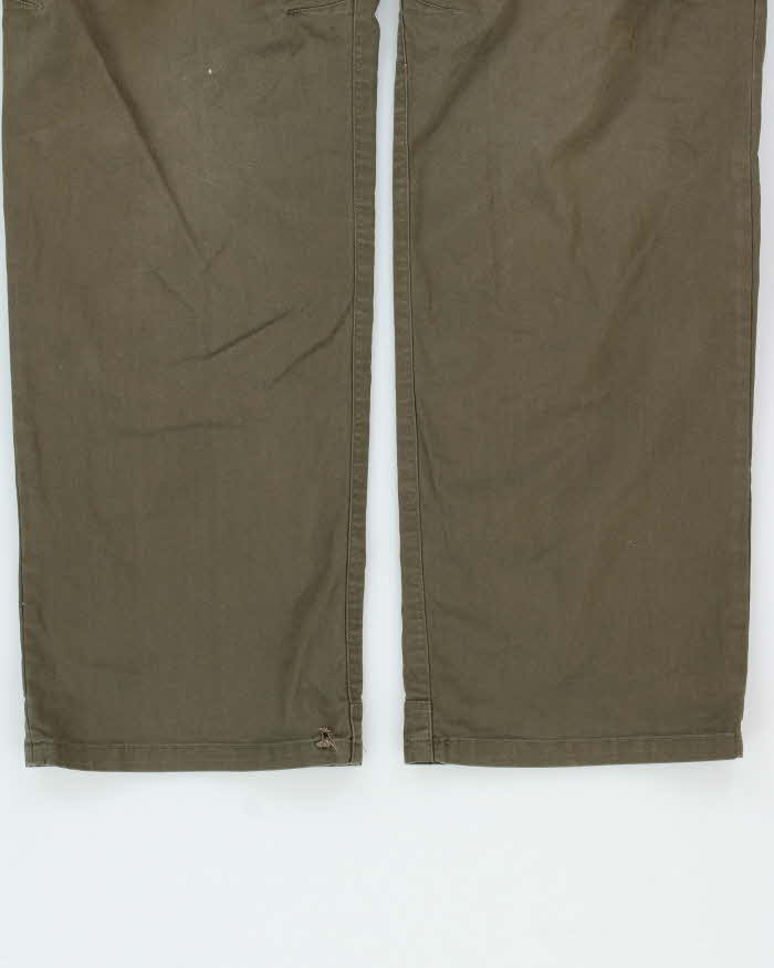 Vintage Mountain Hardwear Khaki 'AP' Canvas Straight Leg Hiking Trousers - W36 L30