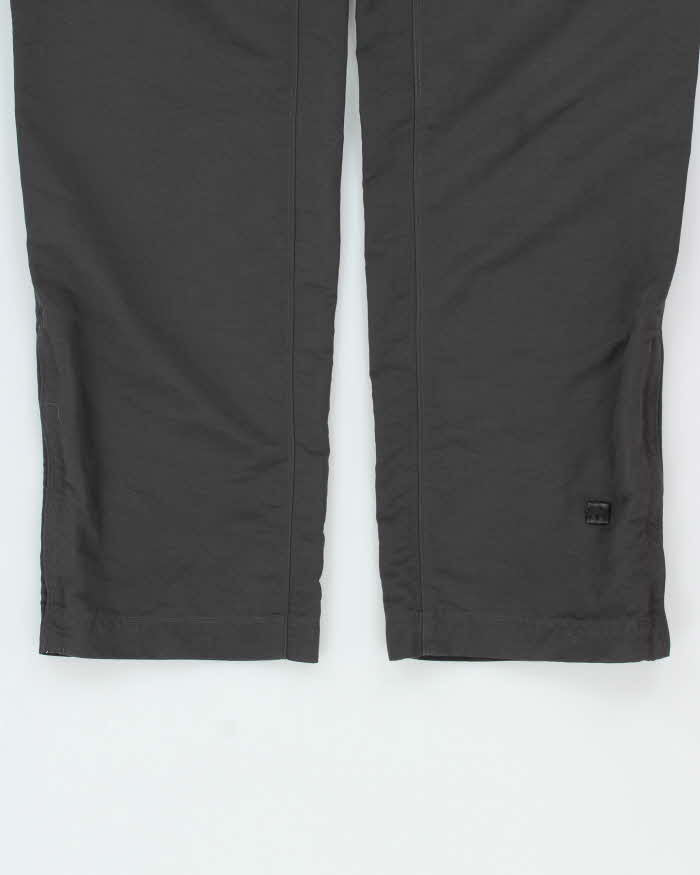 Vintage The North Face Slate Grey Relaxed Fit Convertible Straight Leg Hiking Trousers - W33 L32
