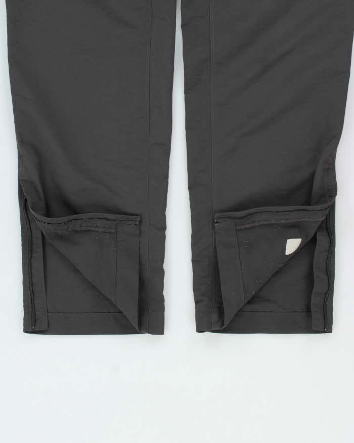 Vintage The North Face Slate Grey Relaxed Fit Convertible Straight Leg Hiking Trousers - W33 L32