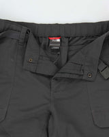 Vintage The North Face Slate Grey Relaxed Fit Convertible Straight Leg Hiking Trousers - W33 L32