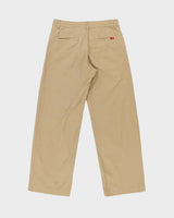 Vintage Levi's Khaki Mid-Rise Wide Leg 'Baggy' Heavyweight Chino Trousers - W30 L31