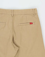 Vintage Levi's Khaki Mid-Rise Wide Leg 'Baggy' Heavyweight Chino Trousers - W30 L31