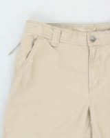 Vintage Y2K 00s Columbia Desert Khaki Omni-Shield Canvas Wide Leg Technical Trousers - W34 L30