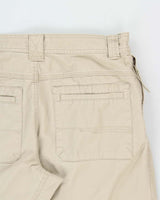 Vintage Y2K 00s Columbia Desert Khaki Omni-Shield Canvas Wide Leg Technical Trousers - W34 L30