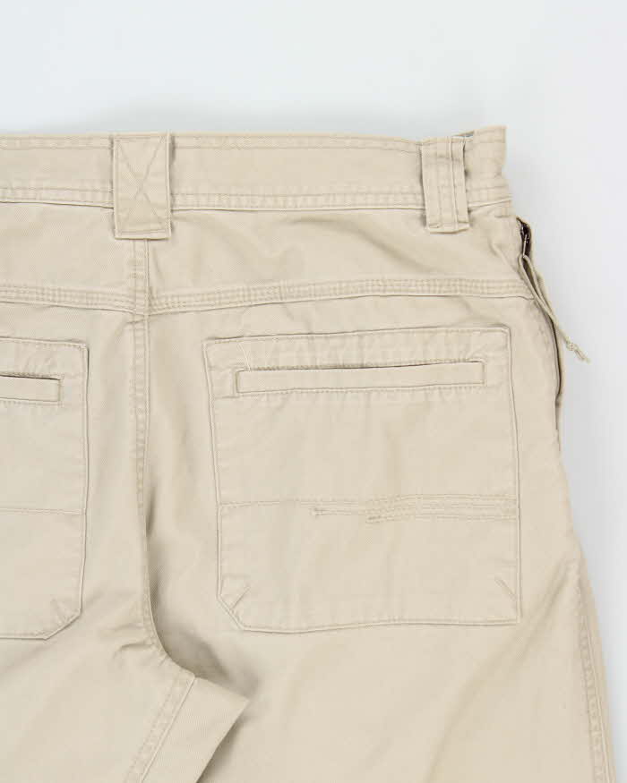 Vintage Y2K 00s Columbia Desert Khaki Omni-Shield Canvas Wide Leg Technical Trousers - W34 L30